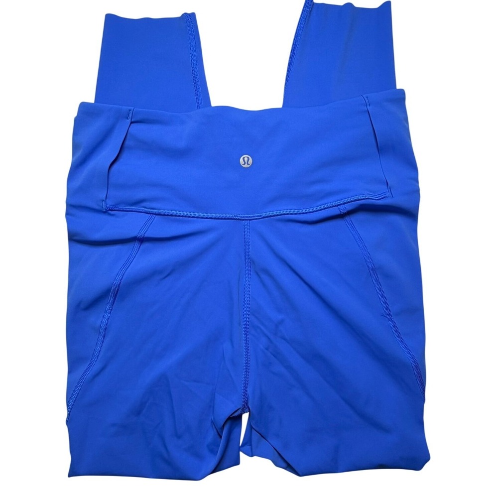 Lululemon Free To Speed High-Rise Leggings Womens 8 Wild Bluebell Nulux W5CHJS